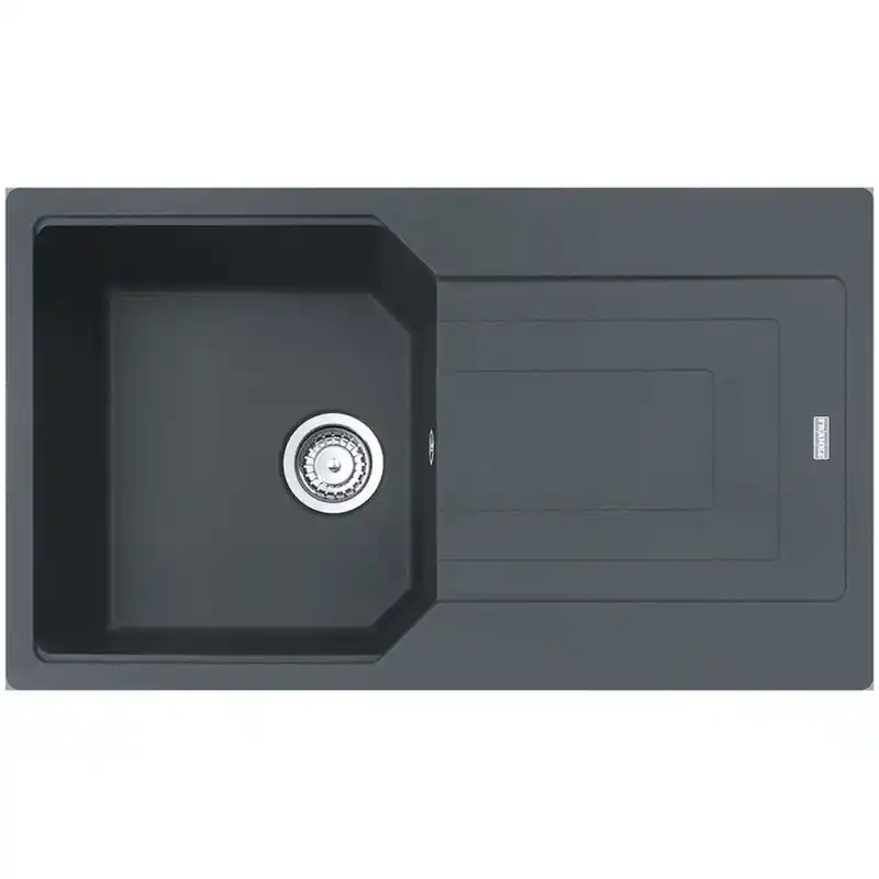 Zertifiziert Franke Urban UBG 611-86, 860x500 mm, Küchenspüle, Fragranit+ Graphit 114.0556.600