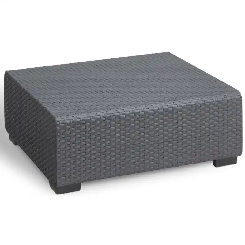 Wochenendangebot ALLIBERT SALTA/SAPPORO Gartentisch, 70 x 70 x 30 cm, graphit 17206013