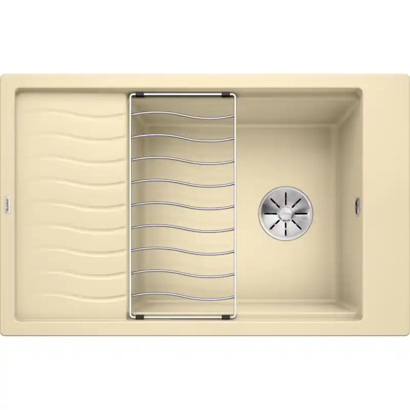 Bestpreis BLANCO ELON XL 6 S SILGRANIT® PuraDur®, ohne Ablauffernbedienung InFino® champagner 524850