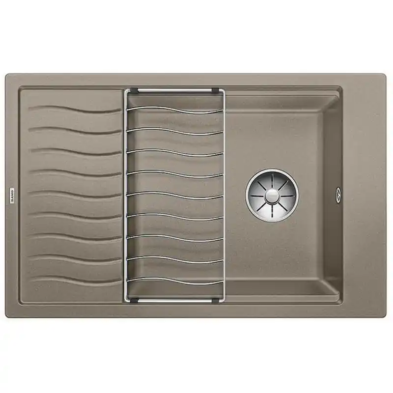 Bestpreis BLANCO ELON XL 6 S SILGRANIT® PuraDur®, ohne Ablauffernbedienung InFino® tartufo 524851