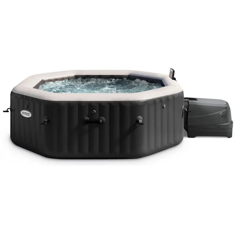 Sonderaktion INTEX PureSpa Jet Bubble Deluxe Octagon Whirlpool für 6 Personen S1 28462
