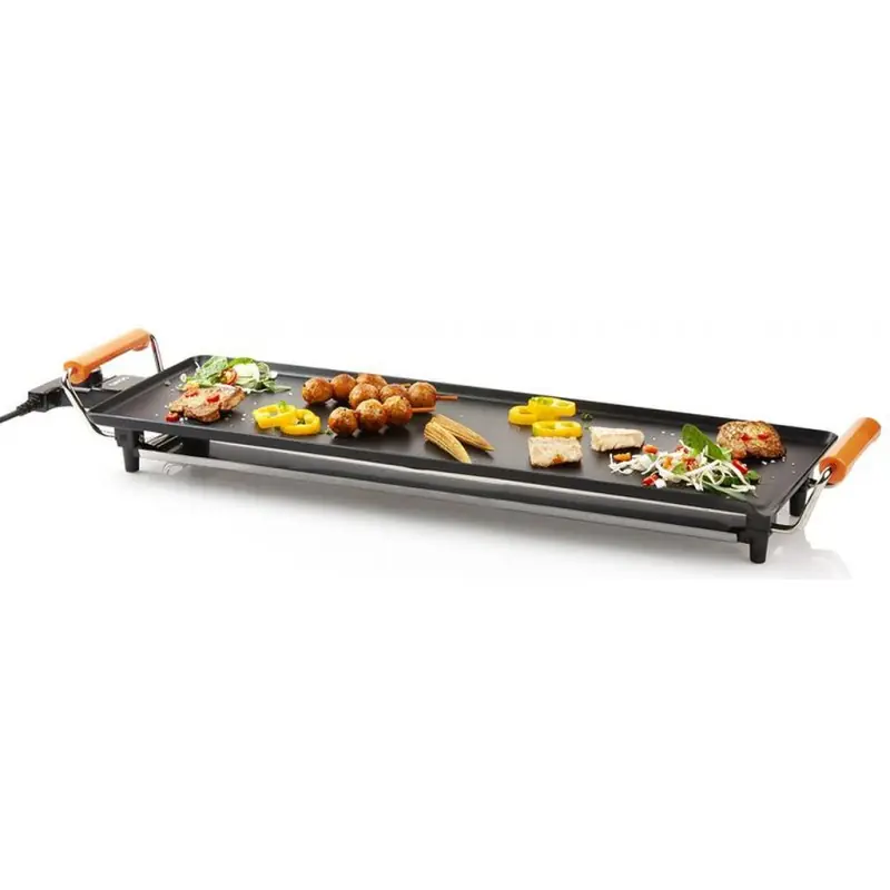 DOMO DO8310TP Elektro Teppan Yaki Tischgrill Schwarz Neu Im Sortiment