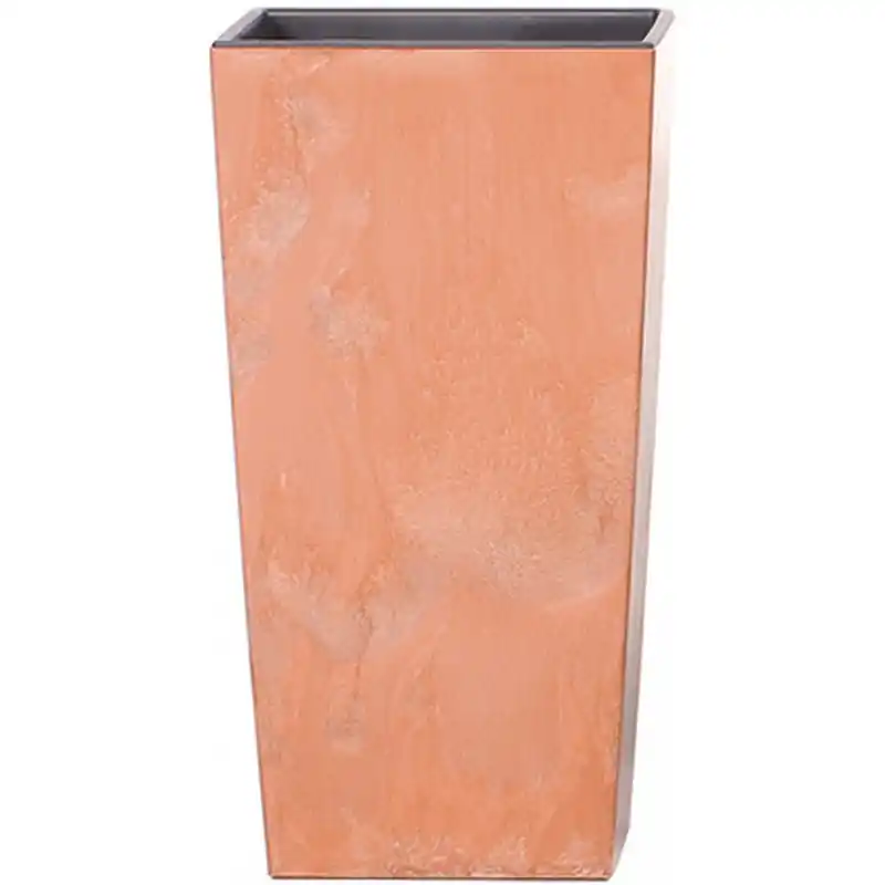 Sichere Zahlung Prosperplast URBI SQUARE EFFECT Blumentopf 12,6 cm, Terrakotta DURS125E-R624