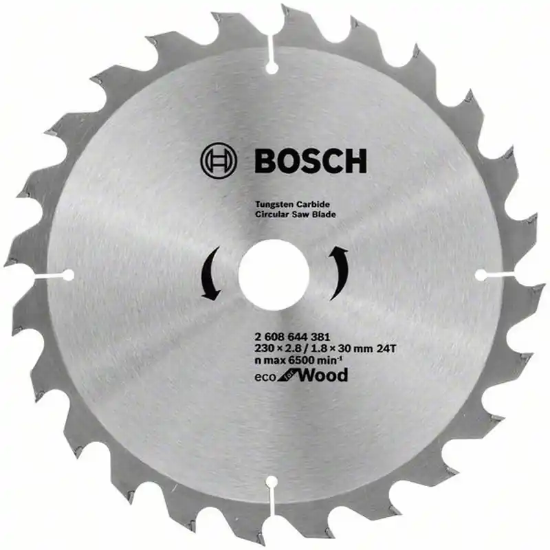 Bosch Kreissägeblatt Eco for Wood 230x30x2,8/1,8 z24, 2608644381 Top-Seller
