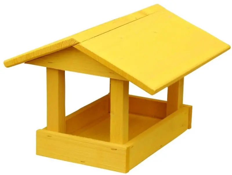 Highlight Futterstation für kleine Vögel, 24x30x20 cm, gelb