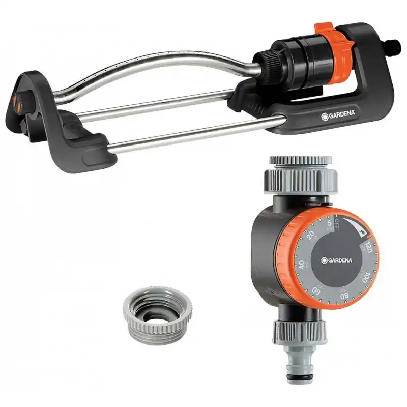 Gardena Aqua S Viereckregner + Bewässerungsuhr 18701-34 Preisreduziert