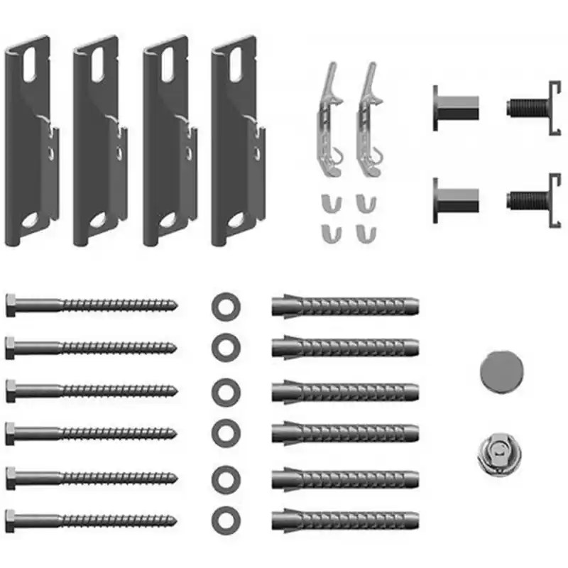 Kermi Wandkonsolen-Set (kurz) für Verteo-Flachheizkörper für Typ 20, 21, 22 ZB02680001 Nur Für Kurze Zeit