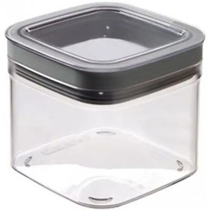 Sonderaktion CURVER DRY CUBE 0,8L Vorratsdose 11,8x11,8x10cm transparent/grau 00995-840