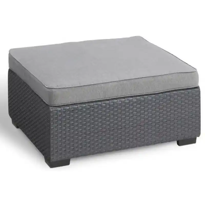 Highlight ALLIBERT SALTA/SAPPORO Gartentisch mit Kissen, 70 x 70 x 38 cm, graphit/grau 17207325