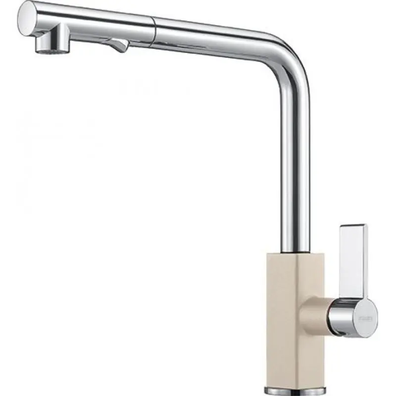 Franke Maris Auszugsbrause, Küchenarmatur, Chrom/Beige 115.0392.361 Direkt Vom Hersteller