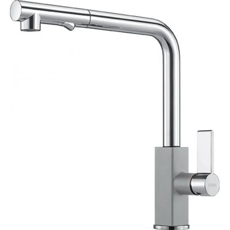 Franke Maris Auszugsbrause, Küchenarmatur, Chrom/Steingrau 115.0392.369 Neue Ware