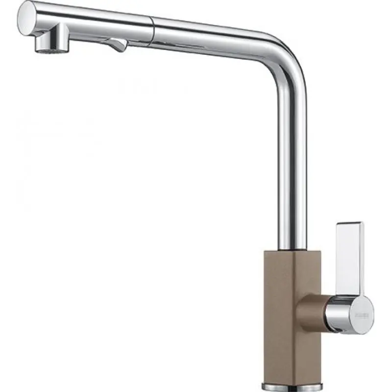 Franke Maris Auszugsbrause, Küchenarmatur, Chrom/Cashmere 115.0392.362 Zertifiziert
