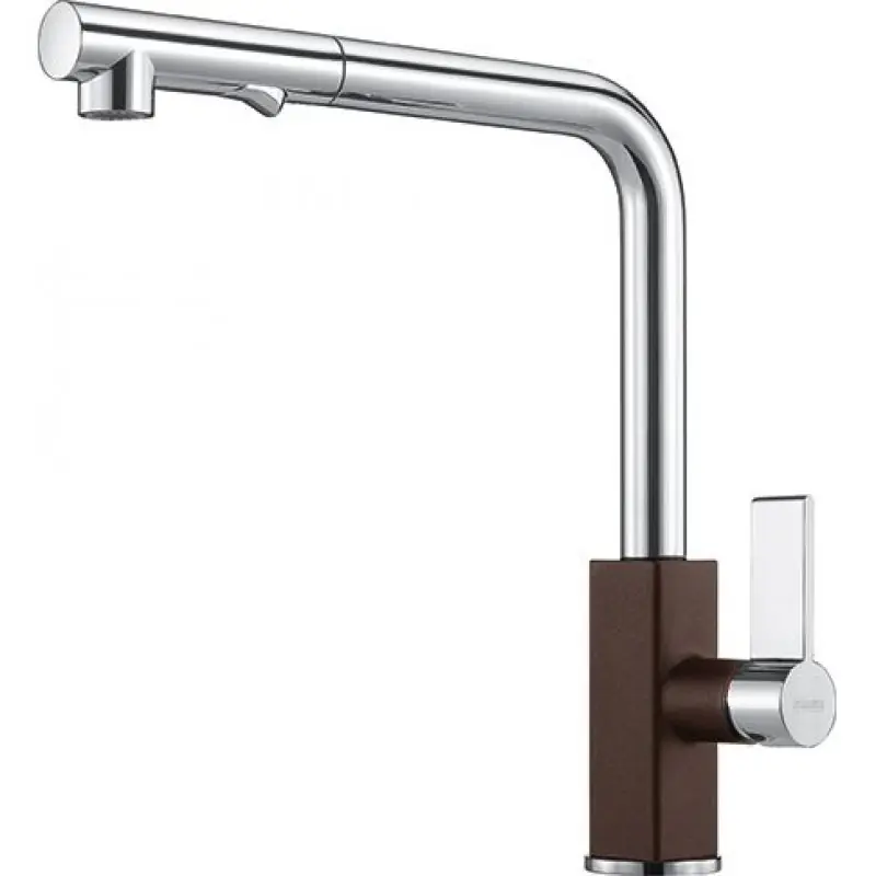 Schneller Versand Franke Maris Auszugsbrause, Küchenarmatur, Chrom/Umbra 115.0392.367