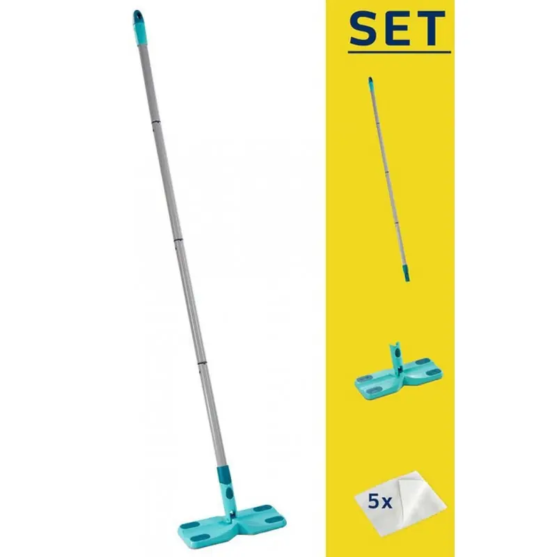 LEIFHEIT Clean Away Set Bodenwischer 26 cm, Stiel + 5 Tücher (Click System) 56666 Jetzt Bestellen