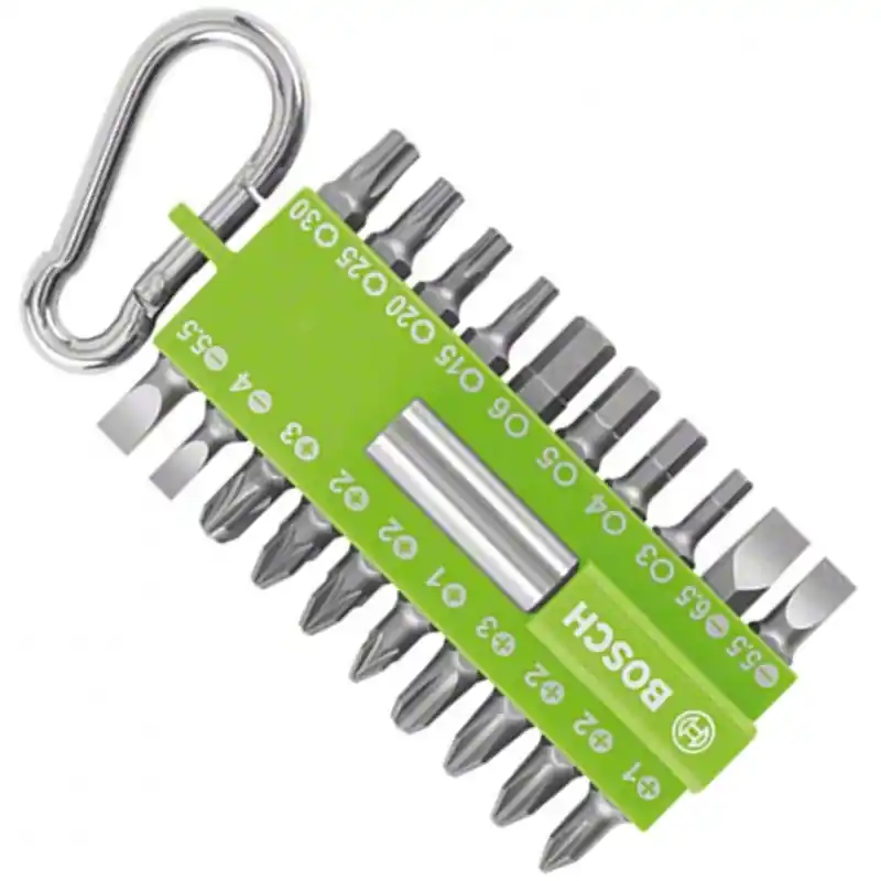 Markenware BOSCH 21-tlgs. Schrauber Bit-Set grün 2607002823