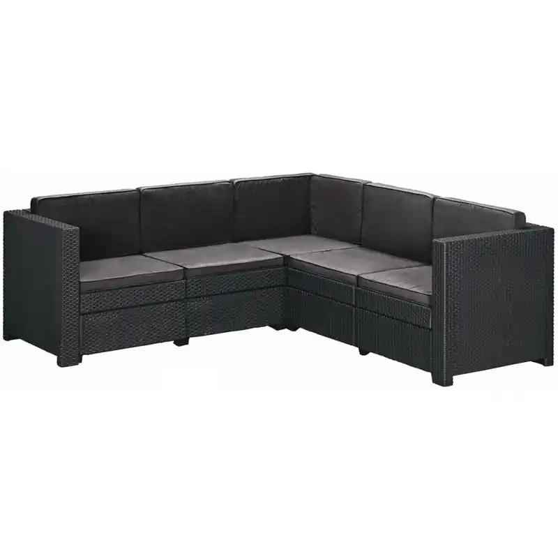 Preisknaller KETER PROVENCE Loungeecke, 194 x 194 x 77 cm, graphit/grau 17209115