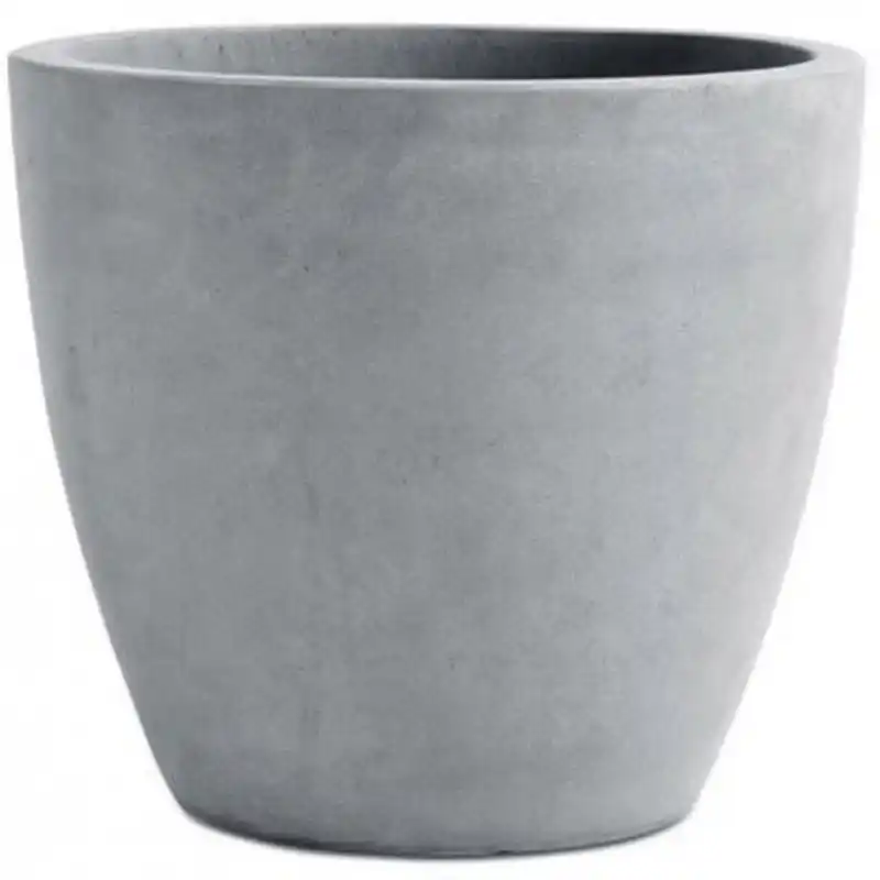 Preisreduziert KETER BETON ROUND L Blumentopf, 40 x 38 cm, hellgrau 17201495
