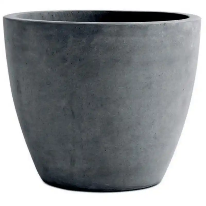 KETER BETON ROUND XL Blumentopf, 53 x 50 cm, dunkelgrau 17201496 Billig