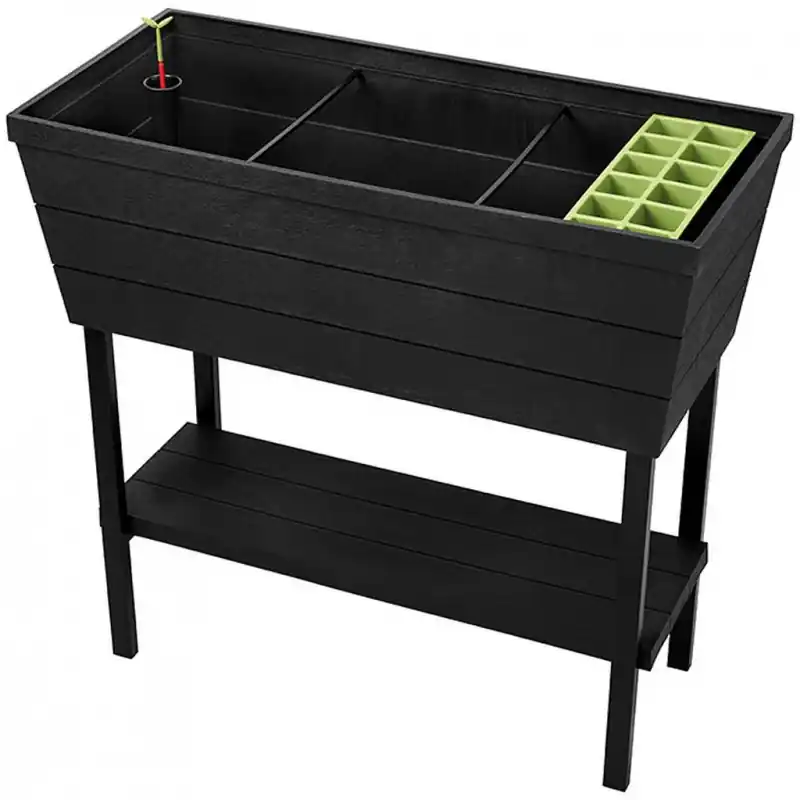 KETER URBAN BLOOMER XL 120L Hochbeet, 113,7 x 47,15 x 85 cm, anthrazit 17204411 Nur Heute