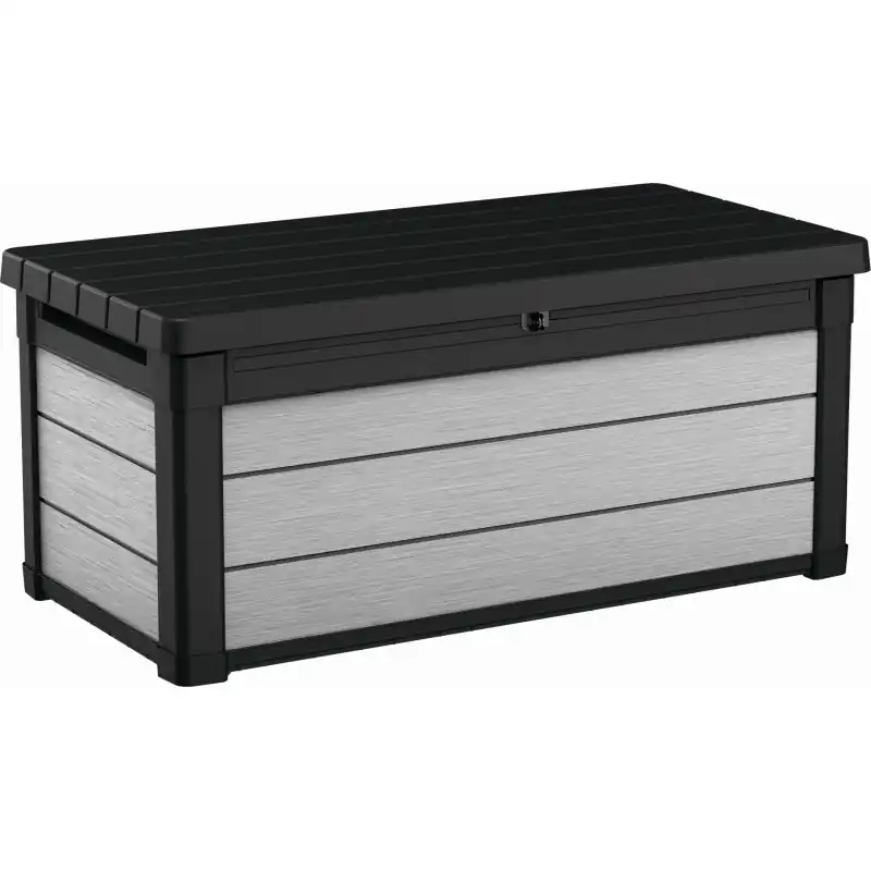 Echt KETER DENALI DUOTECH 265L Aufbewahrungsbox 122,9 x 62,1 x 54,5 cm, grau 17205660
