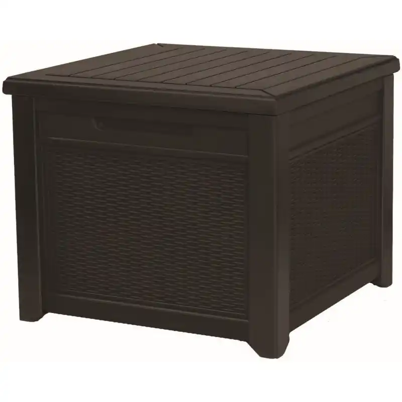 Neue Kollektion KETER CUBE RATTAN 208L Behältertisch 72,2 x 71 x 59 cm, braun 17199597