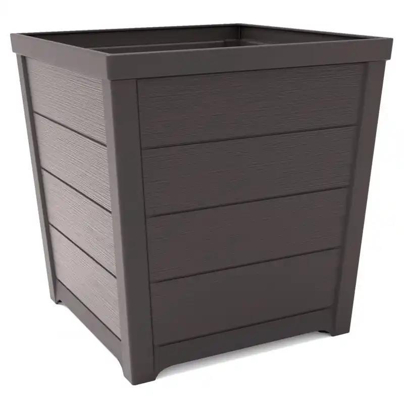 KETER TAPER 2.0 M 44L Blumentopf quadratisch, 40 x 40 x 40 cm, braun 17208366 Beliebt