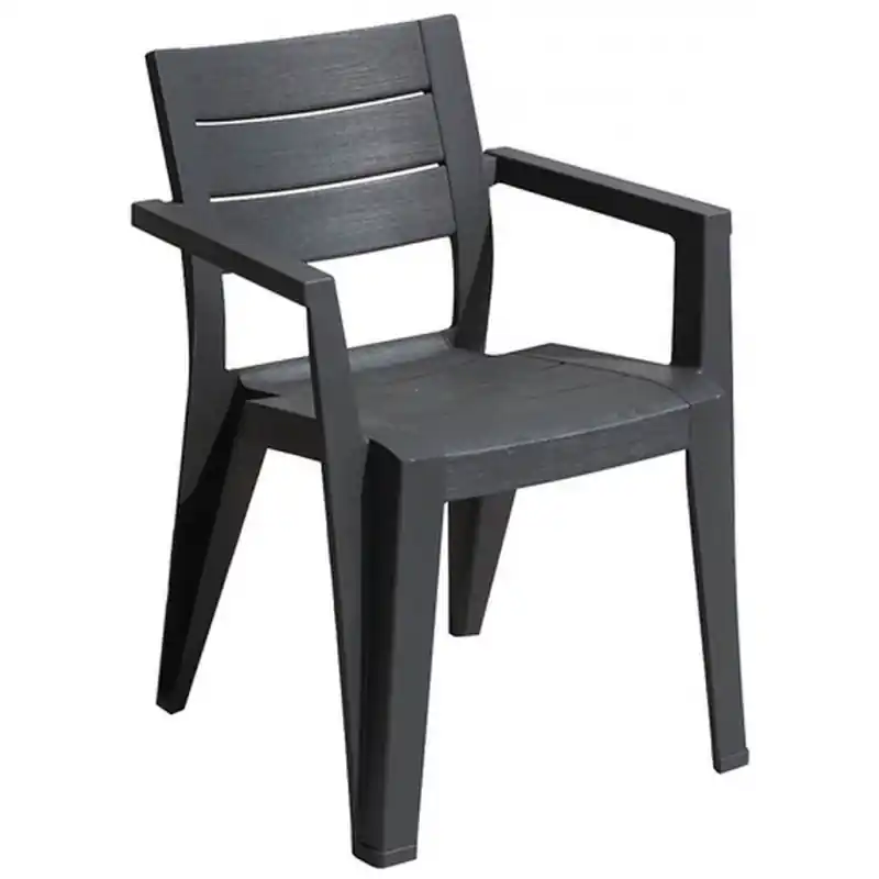 KETER JULIE Gartenstuhl, 61,5 x 58,5 x 79 cm, graphit 17209497 Preis Gesenkt