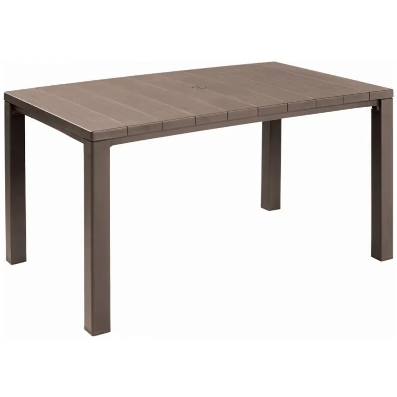 KETER JULIE Gartentisch, 147 x 90 x 74,5 cm, cappuccino 17209495 Abverkauf