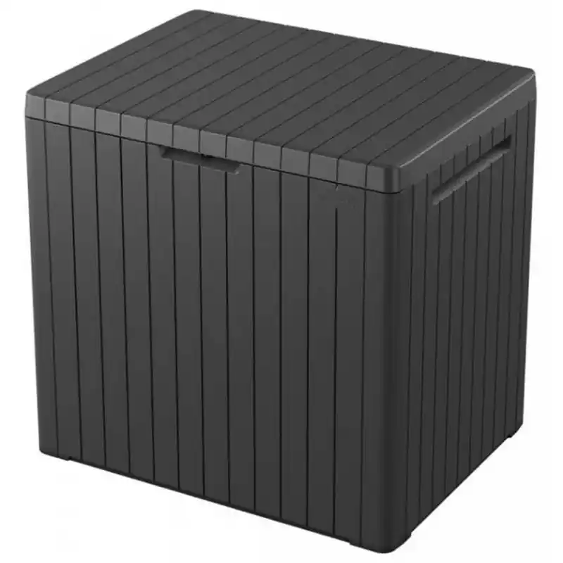 KETER CITY BOX 113L Aufbewahrungsbox 57,8 x 44 x 55 cm, graphit 17208324 Begrenztes Angebot
