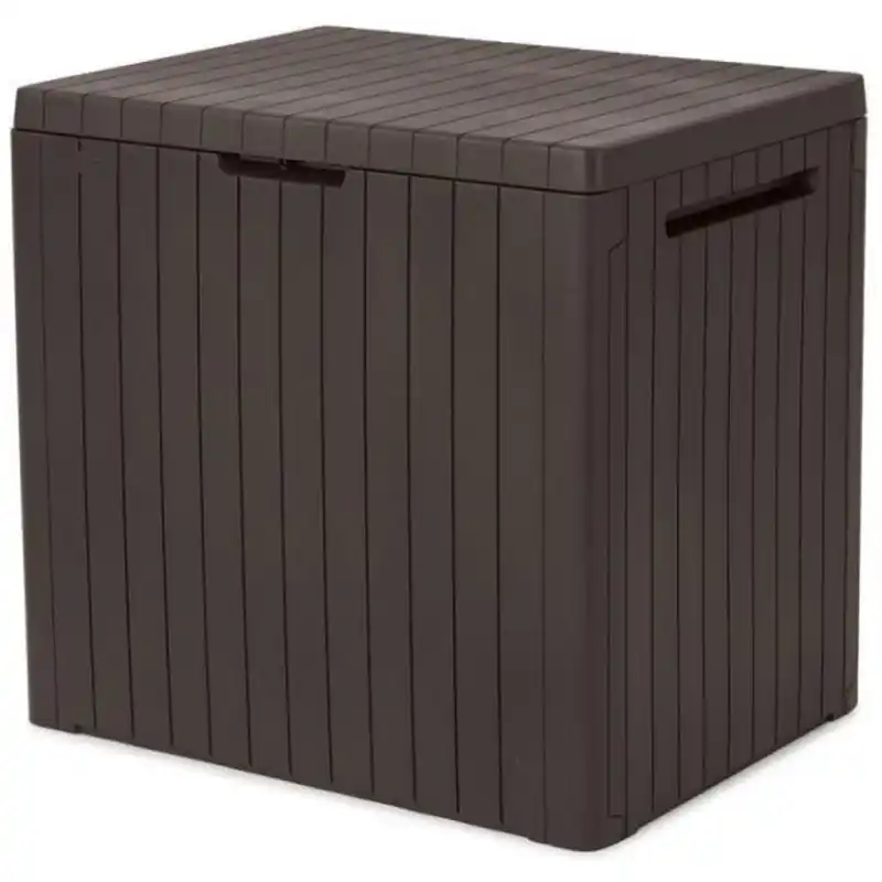 Wochenendangebot KETER CITY BOX 113L Aufbewahrungsbox 57,8 x 44 x 55 cm, braun 17208324