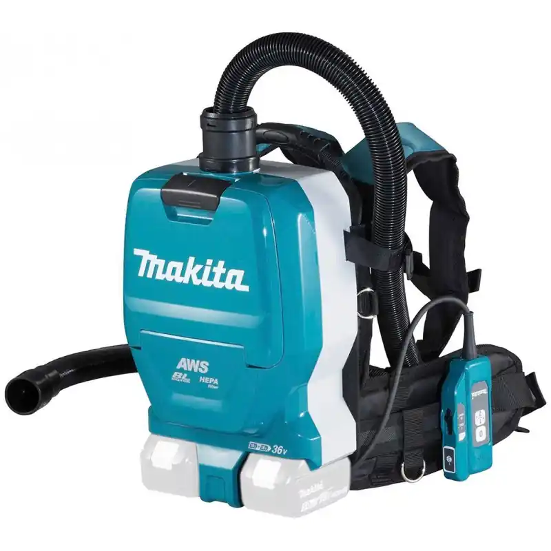 Solange Der Vorrat Reicht Makita DVC265ZXU Akku-Rucksackstaubsauger Li-ion LXT 2x18V, ohne Akku