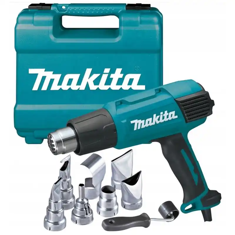 Makita HG6531CK Heissluftgebläse (50-650°C/2000W), Koffer Sichere Zahlung
