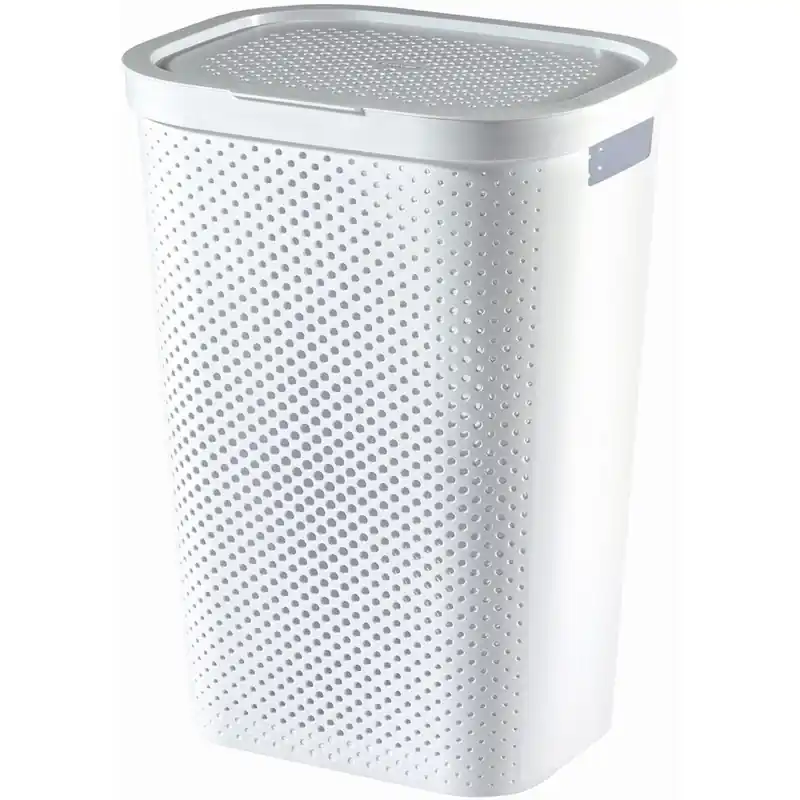 CURVER INFINITY 59L Wäschekorb 44 x 35 x 60 cm, weiß 04754-040 Must-Have