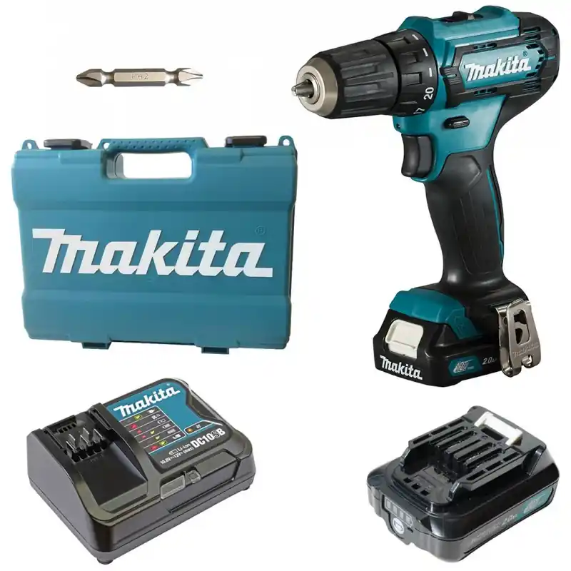 Neuheit Makita DF333DSAE Akku-Bohrschauber (2x2,0 Ah/12V) CXT, Koffer
