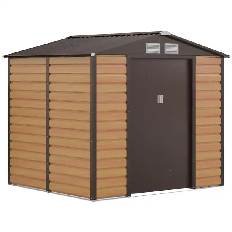 G21 Gartenhaus GAH 407 - 213 x 191 cm, braun 63900525 Günstig