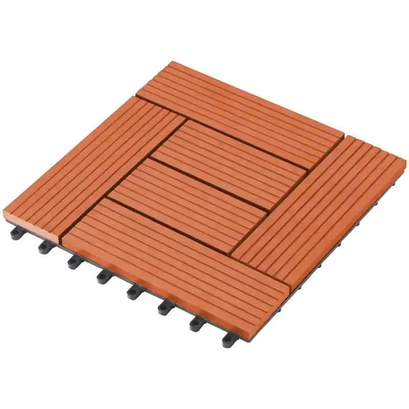G21 WPC Fliese Palmyra Kirsche 2,3 x 30 x 30 cm 63910042 Rabatt