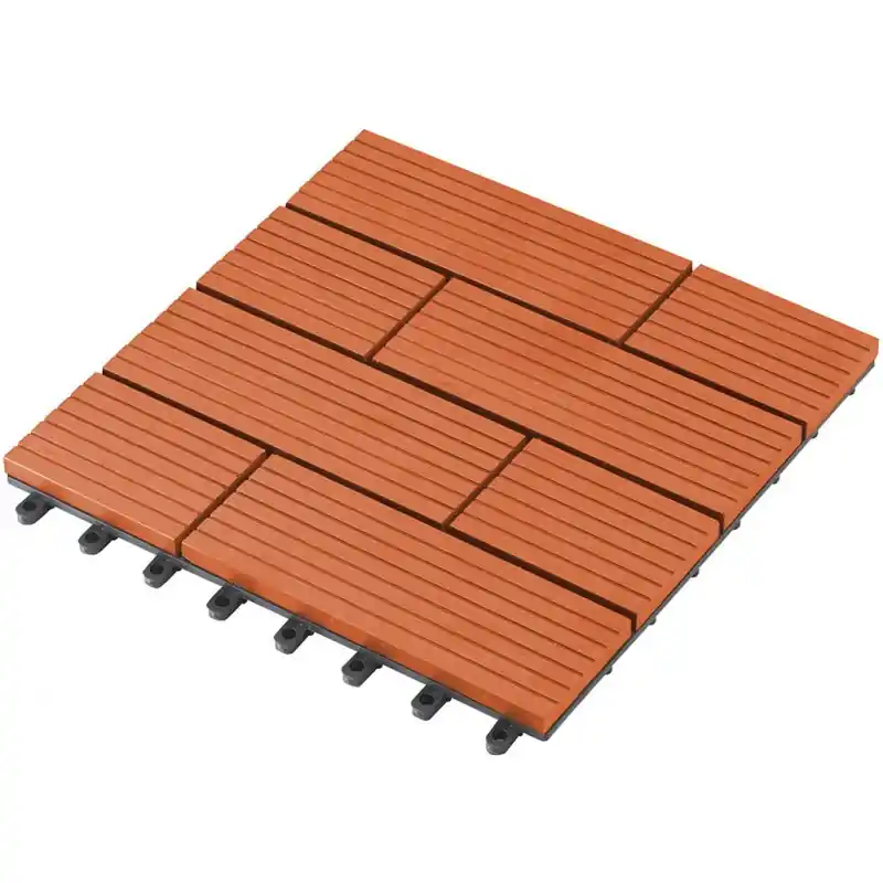Highlight G21 WPC Fliese Samoa Kirsche 2,3 x 30 x 30 cm 63910012
