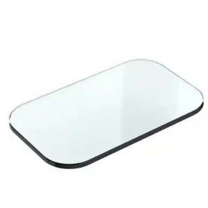 Ablageplatte 250 x 150mm aus Kristall- glas klar f.Ablage white VIGOUR Aktuell