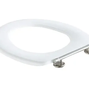 WC-Sitz derby med ohne Deckel weiss mit Scharnierwelle VIGOUR Direktkauf