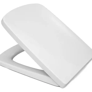 WC-Sitz für PREMIANO / 4001 WC Soft- close Edelstahl Befestigung weiß Geprüft