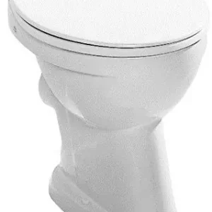Nur Heute Stand-Flachspül-WC sanibel 1001 Abgang Uni weiß