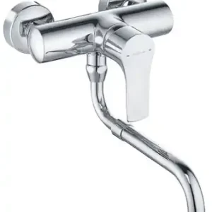 DIANA K500 SPÜLTISCH-WANDMISCHER mit schwenkbarem Teleskopauslauf, verchromt Sonderangebot