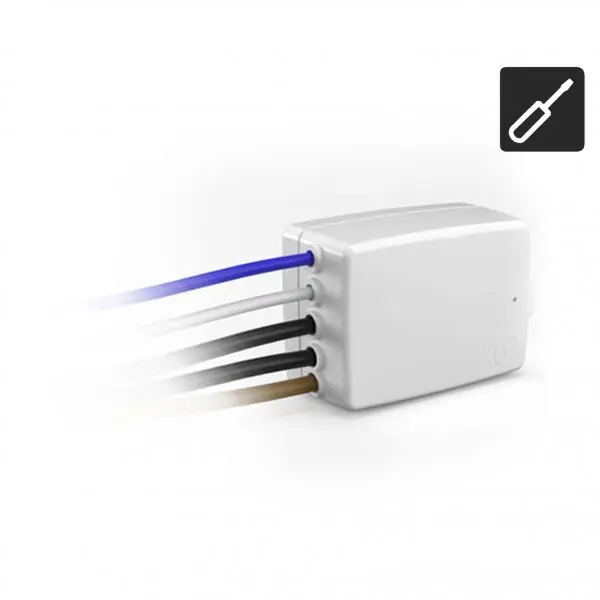 Markenware Unterputz Schaltaktor mit Energiemessung Z-Wave