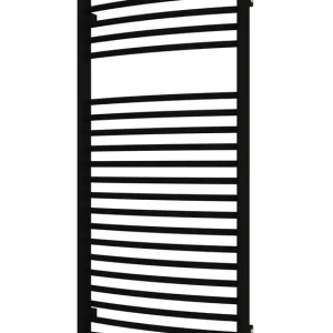 Aktuell E-Heizkörper V2 Köpenik EL 1200/600 600W 9005 Tiefschwarz, Regler Rund VIGOUR