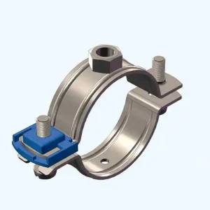 Ausverkauf Rohrschelle CLIC Edelstahl V4A 63-69mm M 8 CONEL ohne Einlag