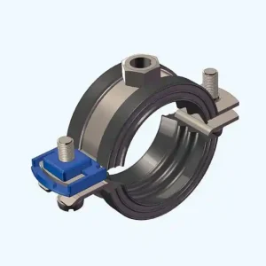 Begrenztes Angebot Rohrschelle CLIC Edelstahl V4A 57-63mm M 8 CONEL mit Einlage
