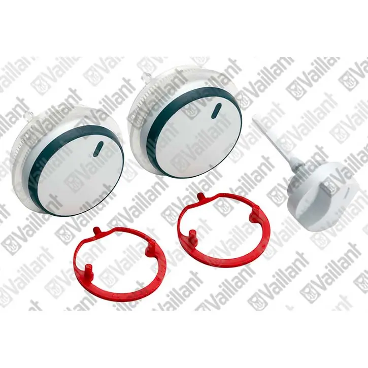 Zertifiziert Vaillant Knopf weiß (3 St.) 0020048920