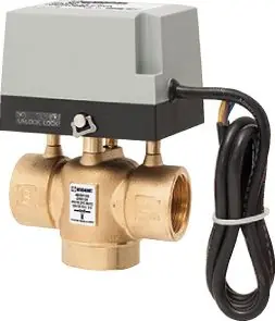Neu Buderus 3-Wege-Zonenventil, DN 25, G 1″, 230 V, KVS-Wert 5,7 m2/h 7738328237