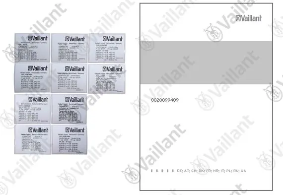Vaillant Flüssiggas-Umstellsatz von Erdgas E/LL auf Flüssiggas P, 0020099409 0020099409 Mega-Angebot