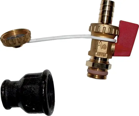 Wolf Kessel-Füll- und Entleerungshahnset mit Reduziermuffe 1″ auf 1/2″ 8815351 Angebot